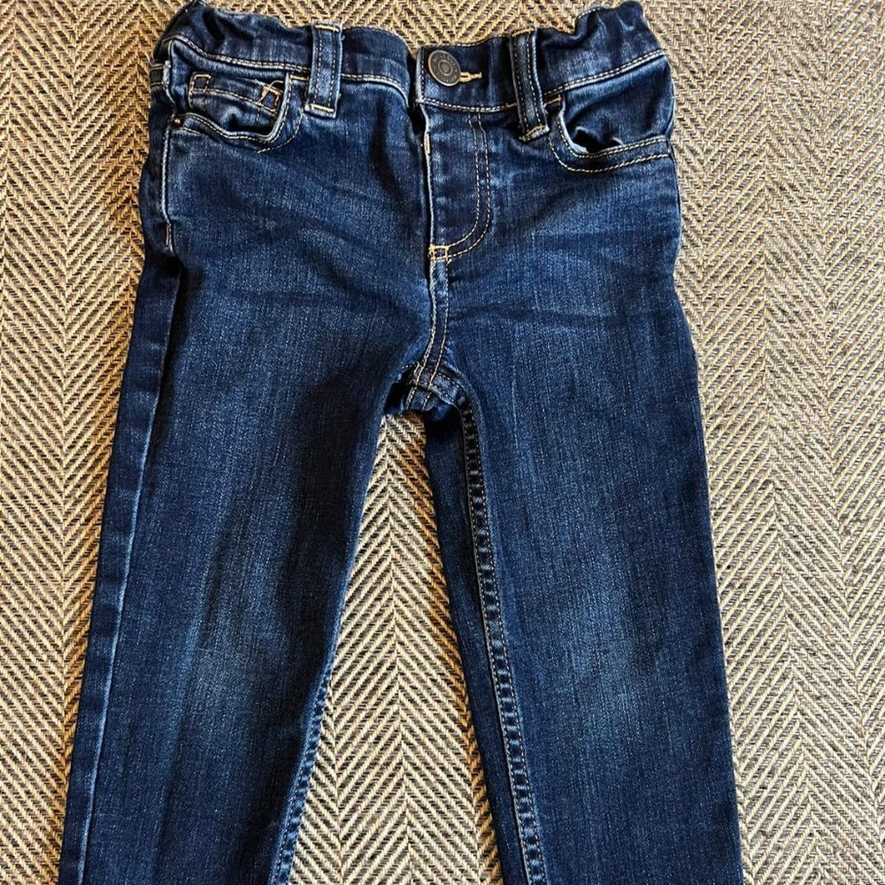 Primary Skinny Dark Toddler Jeans 2T